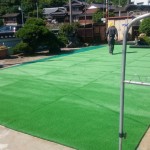 個人様宅砂入り人工芝工事