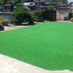 個人様宅砂入り人工芝工事