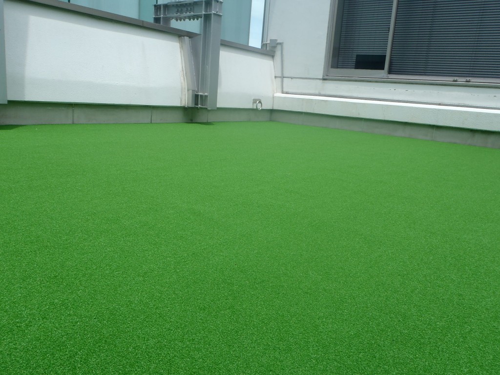 インドアネット、人工芝工事