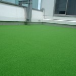 インドアネット、人工芝工事