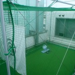 インドアネット、人工芝工事