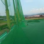 大分ジャンボゴルフセンター様、防球ネット張替工事