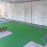 インドアゴルフネット工事