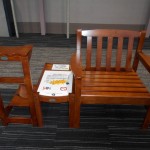 打席椅子、テーブル入替