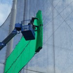 アメリカンゴルフプラザ美野島様、遮光ネット張替工事