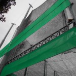 アメリカンゴルフプラザ美野島様、遮光ネット張替工事