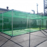 タキゲン福岡支店様　インドアゴルフネット新設工事