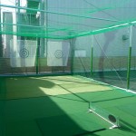 タキゲン福岡支店様　インドアゴルフネット新設工事