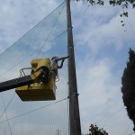 固定張りネット張替工事