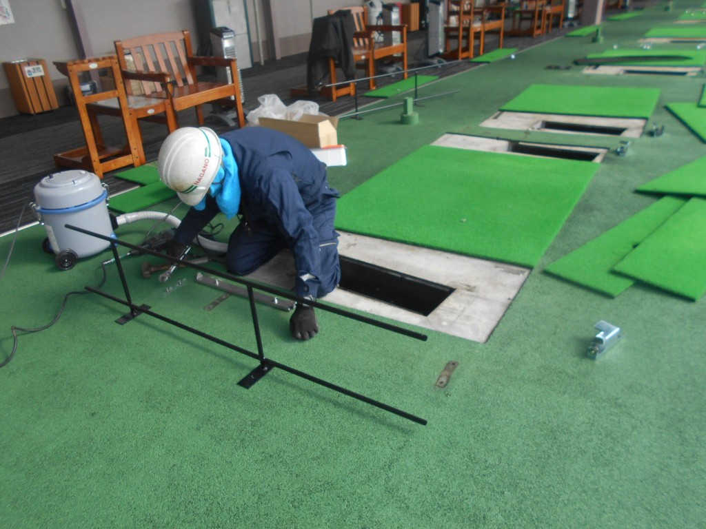 打席機械入れ替え工事