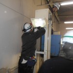 垂直コンベア入れ替え工事