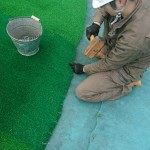 目標グリーン張替工事