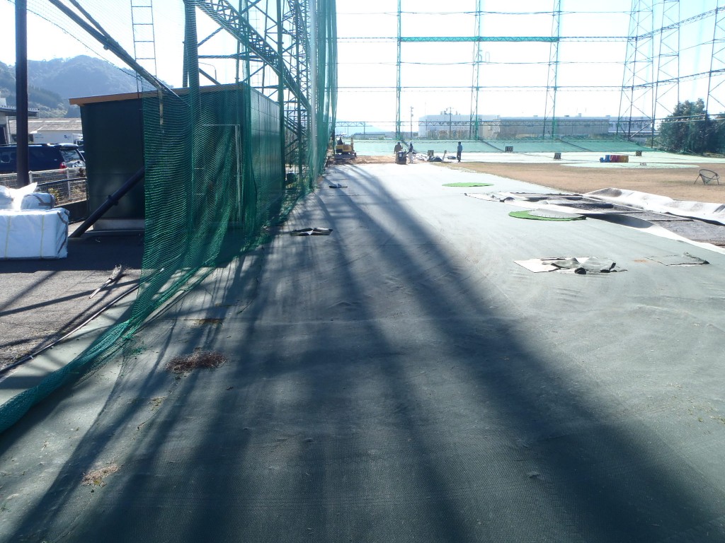 ゴルフ練習場リニューアル工事