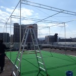 防球ネット及びパター練習場設置工事