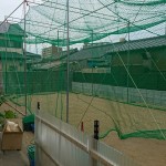 バッティングゲージネット工事