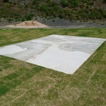 防球ネット、パター練習場設置工事