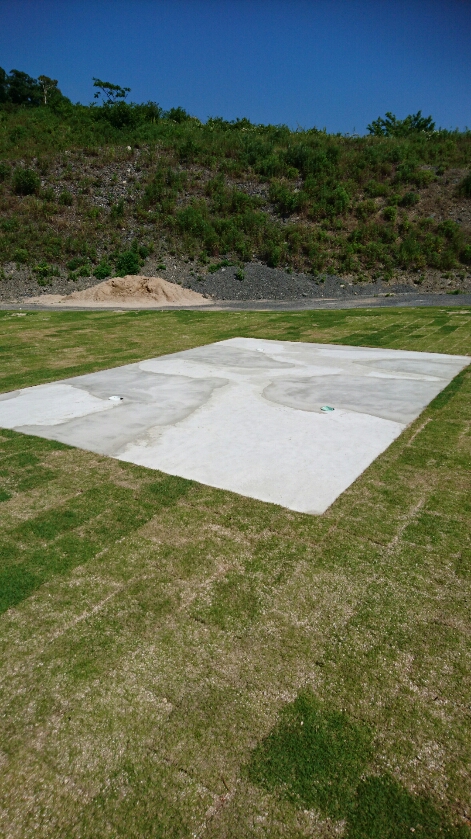 防球ネット、パター練習場設置工事