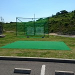 防球ネット、パター練習場設置工事