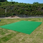 防球ネット、パター練習場設置工事