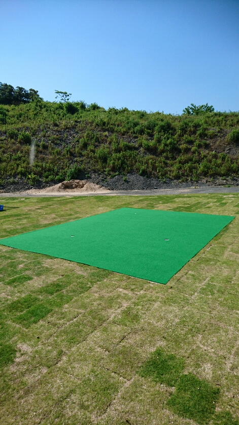 防球ネット、パター練習場設置工事