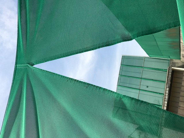 アーチェリーネット補修工事