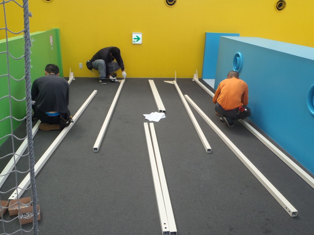 福岡アンパンマンこどもミュージアムinモール内インドアネット工事