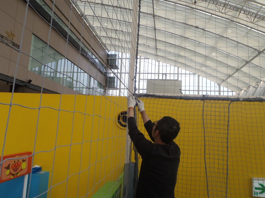 福岡アンパンマンこどもミュージアムinモール内インドアネット工事