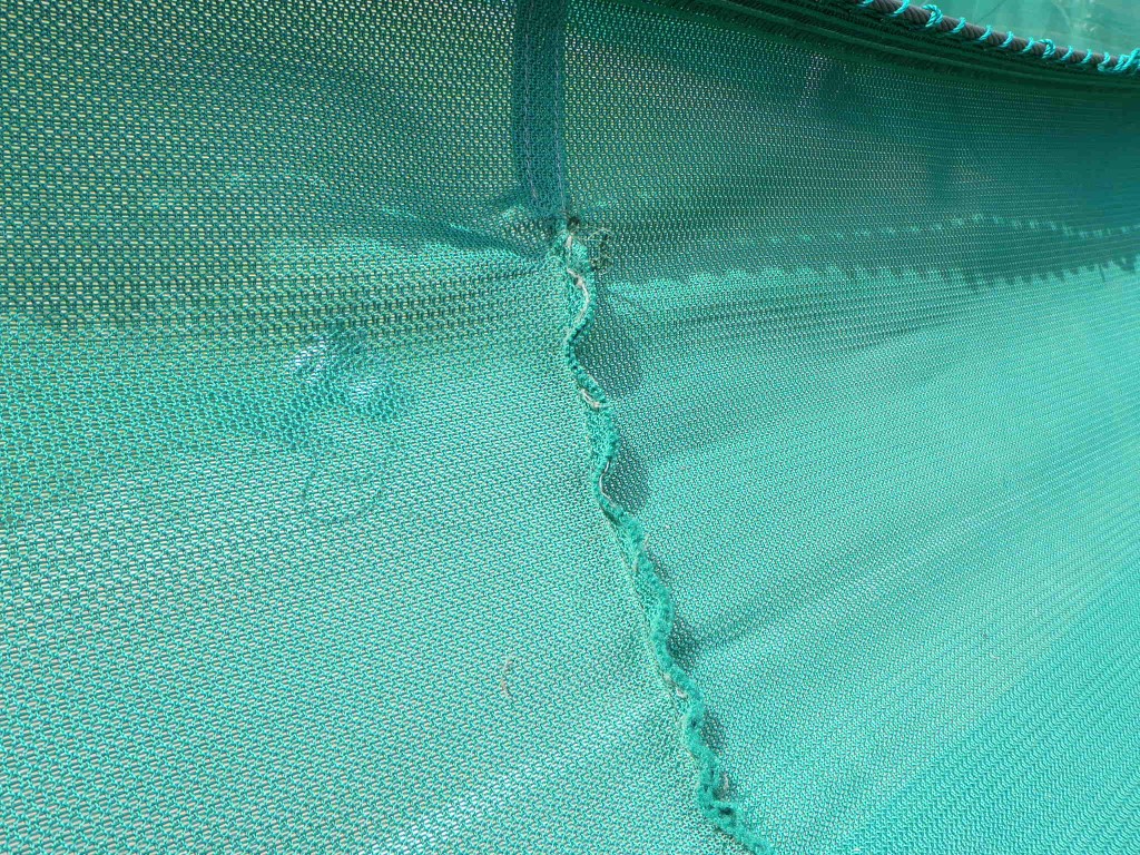 アーチェリーネット補修工事