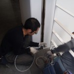 転落防止ネット設置工事