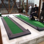 インドアゴルフネット設置工事