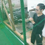 インドアゴルフネット設置工事