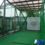 インドアゴルフネット設置工事