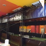 バッティングゲージネット設置工事