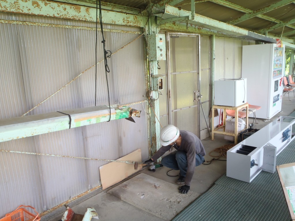 縦コンベア交換工事