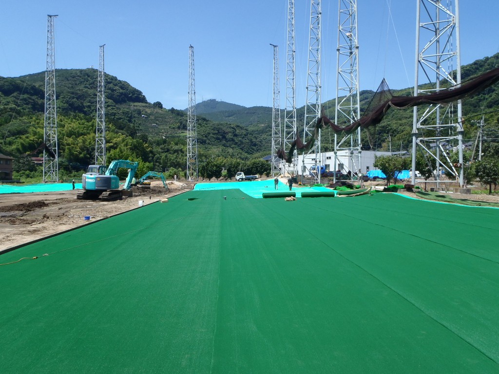 人工芝張替工事