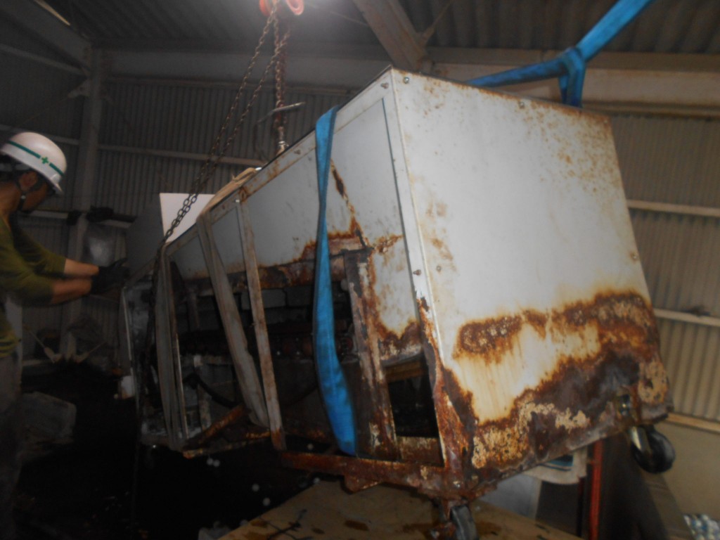 ボール洗浄機交換工事