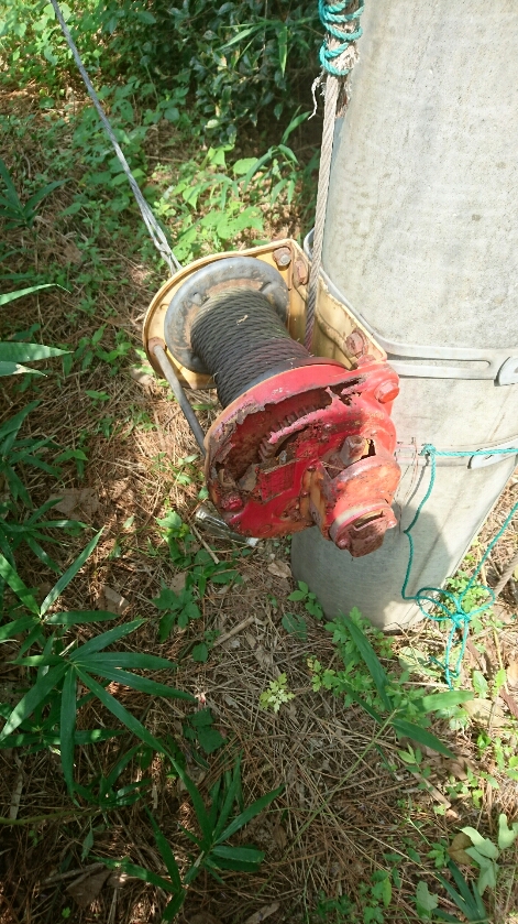 ウインチ交換工事