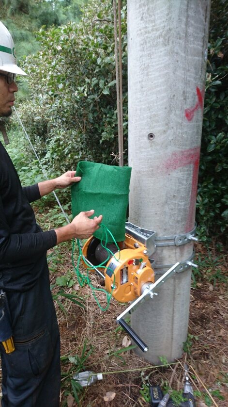 ウインチ交換工事