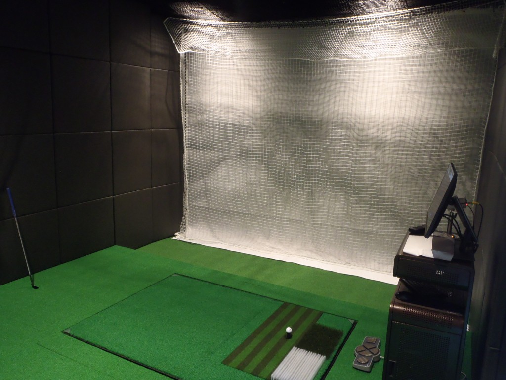 インドアゴルフネット工事