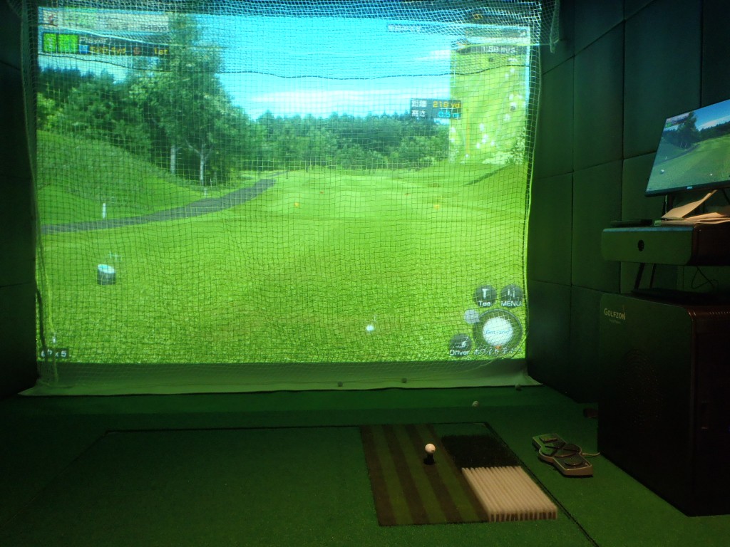 インドアゴルフネット工事