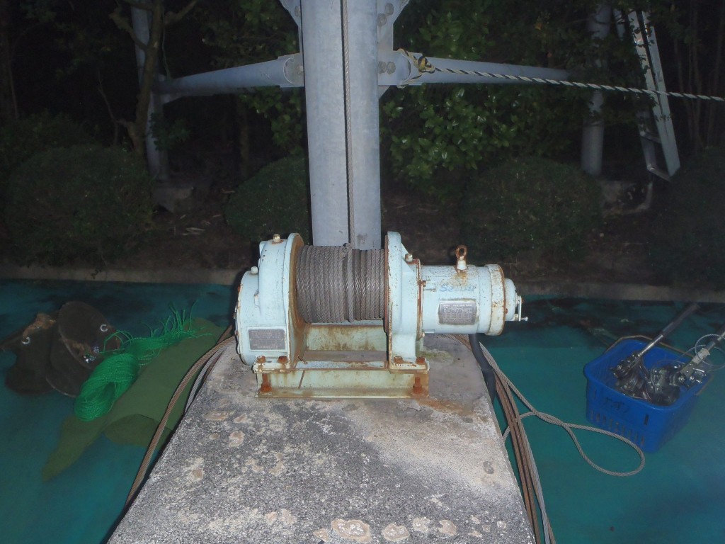 ワイヤー交換工事