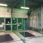 バッティングセンター打席仕切りネット張替工事