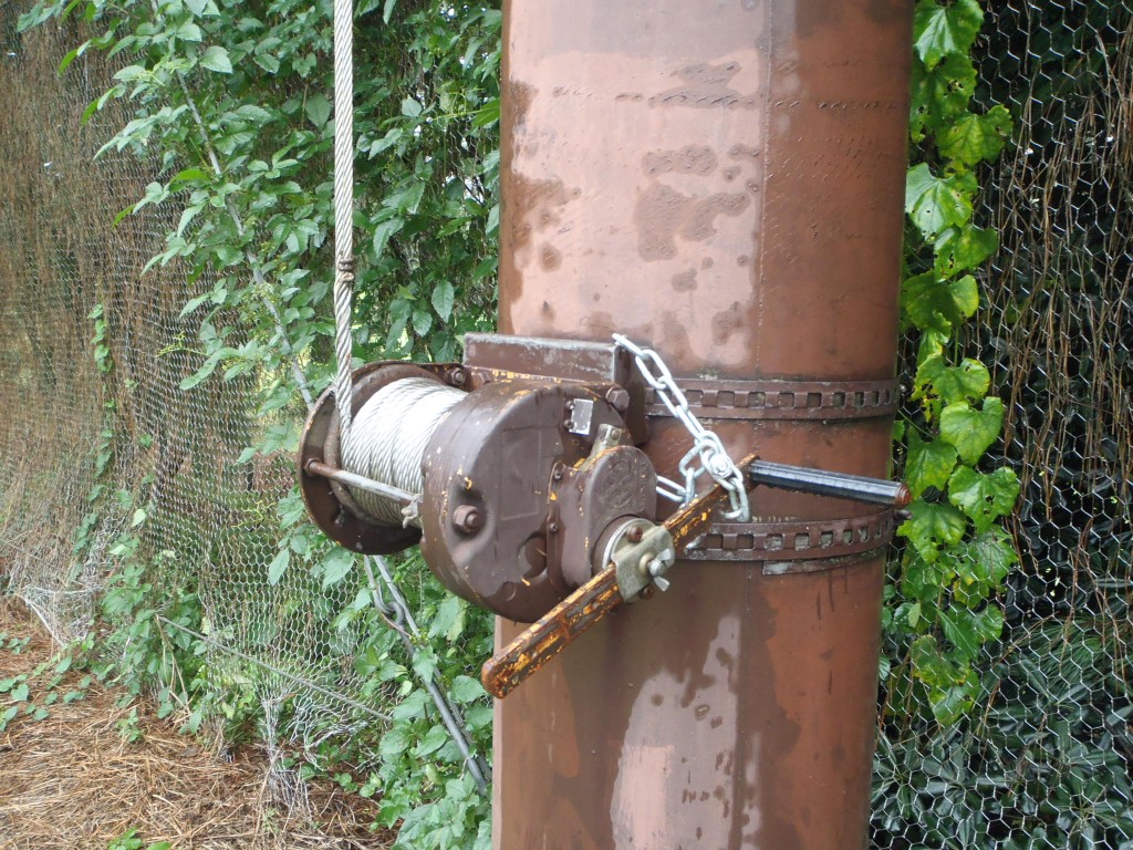 手動ウィンチ交換工事