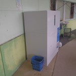 ボール販売機設置工事