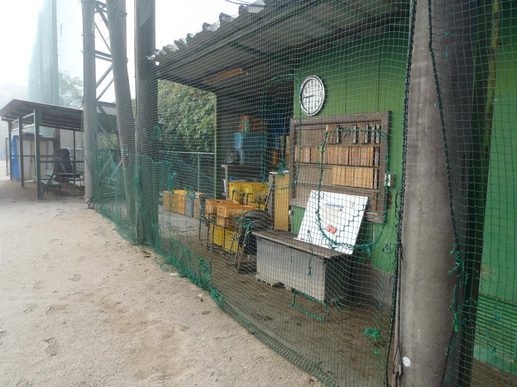 防球ネット補修工事