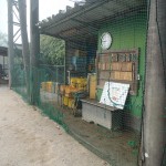 防球ネット補修工事