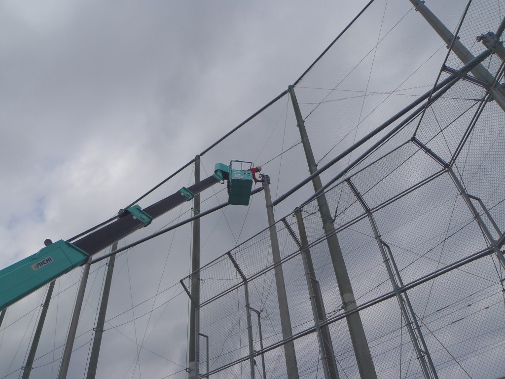 ワイヤー交換工事