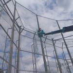 ネット補修工事