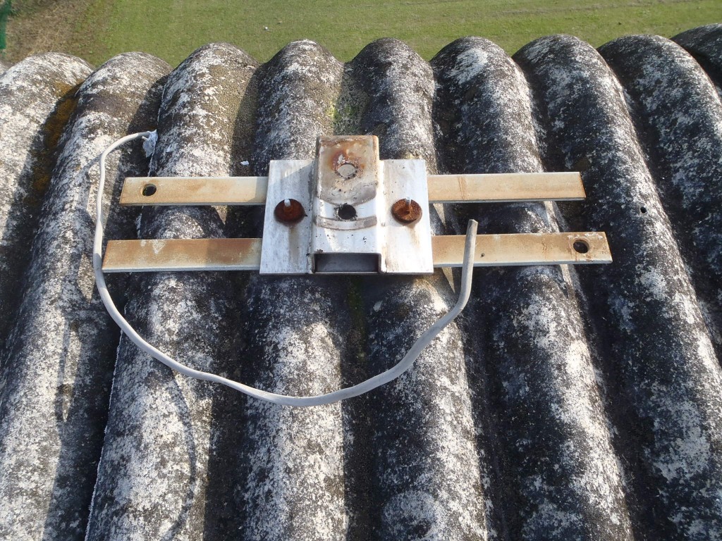 LED投光器 設置工事