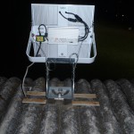 LED投光器 設置工事